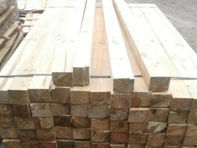 建筑用枕木方木3米4米建材木材原木工地木条材料定制加工木龙骨